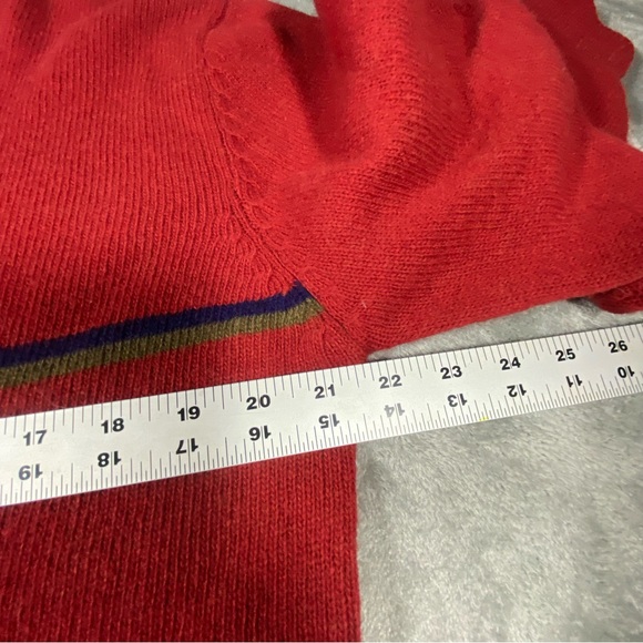 Vintage Sweater Men’s Large 100% Lambs Wool Knit Daniel Hechter Crew Neck LS - Picture 3 of 8